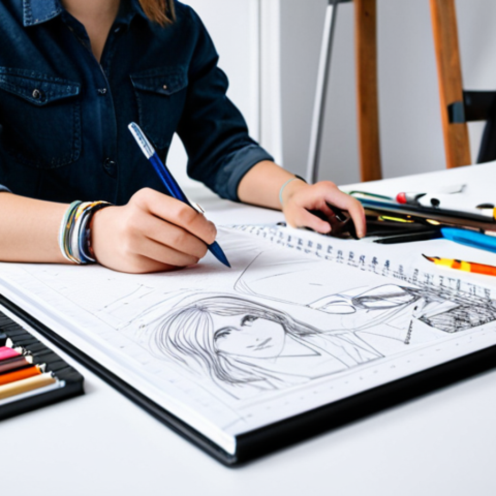 의류 생산 품질관리 실무 - Fashion Design Studio**

"A young fashion designer in a bright, modern studio, sketching designs on ...