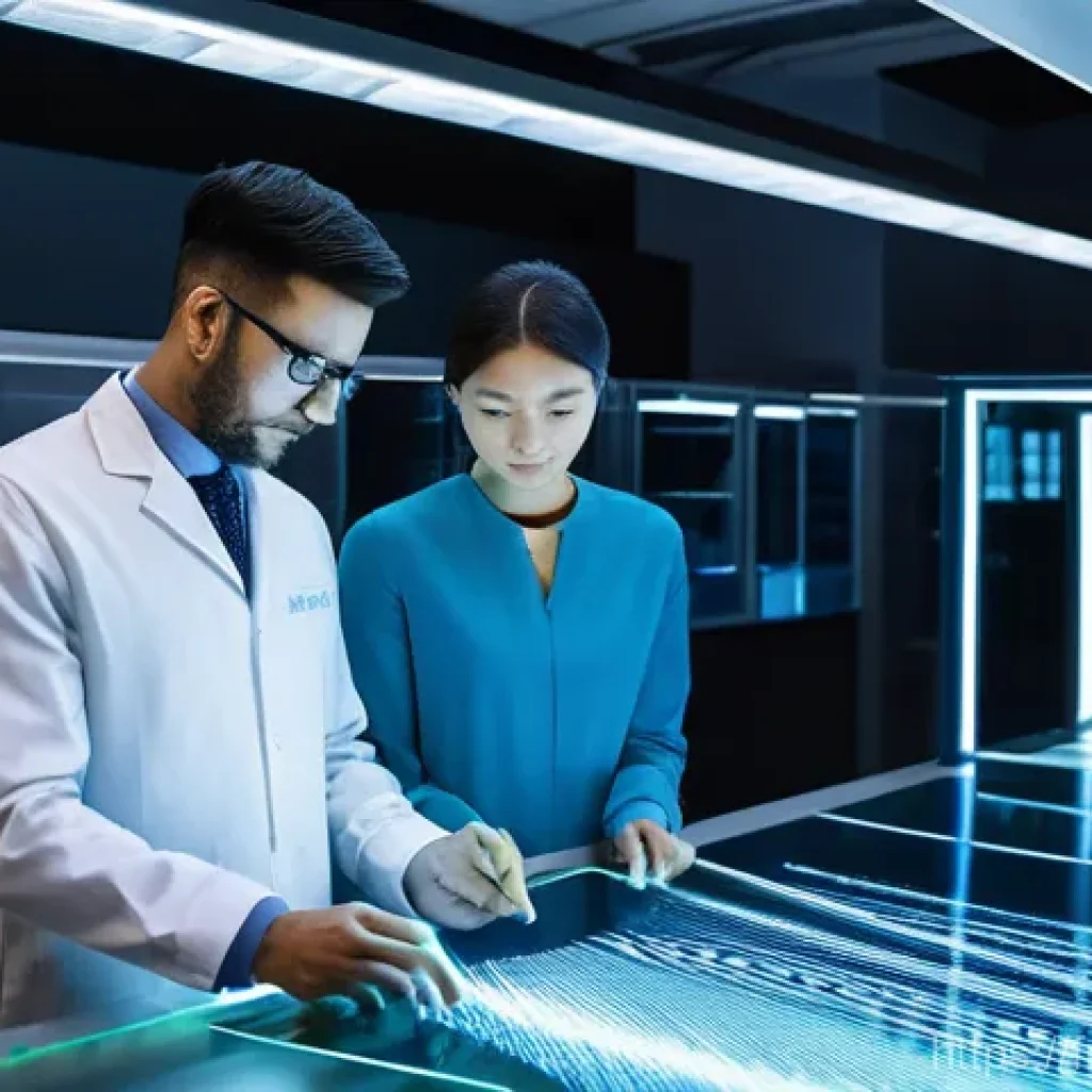 의류기술 해외 취업 준비 방법 - **Prompt 1: Futuristic Smart Textile Lab Innovation**
    A bright, clean, high-tech textile researc...