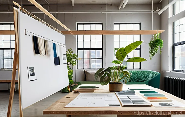 의류기술 해외 취업 준비 방법 - **Prompt 1: Futuristic Smart Textile Lab Innovation**
    A bright, clean, high-tech textile researc...